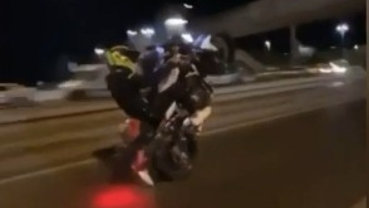 İstanbul’daki motosikletli maganda yakalandı
