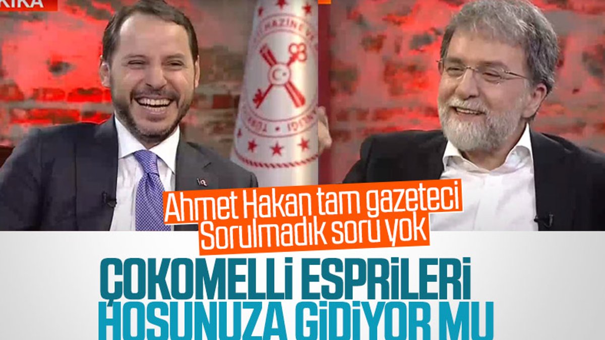 Ahmet Hakan, Berat Albayrak'a çokomelli esprilerini sordu