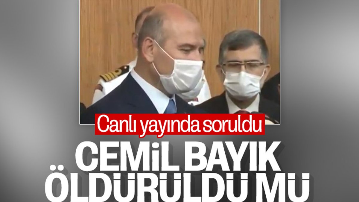 Terörist Cemil Bayık'ın durumu Süleyman Soylu'ya soruldu