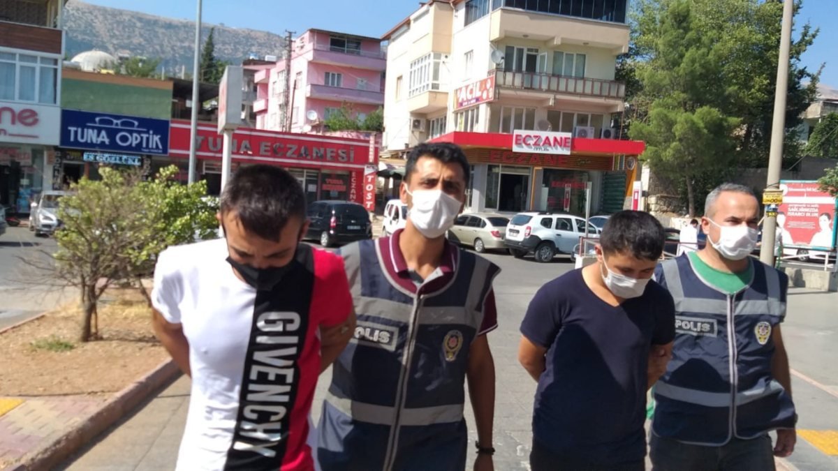 Kahramanmaraş'ta hırsızlık yapan iki kişi tutuklandı
