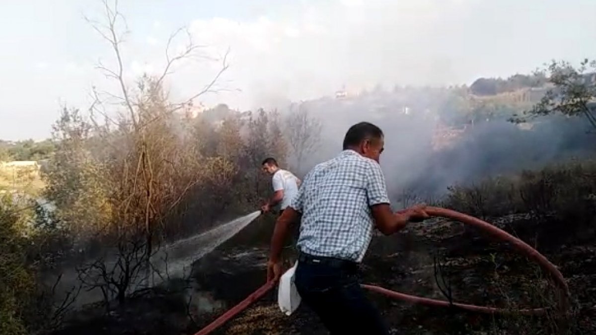Mersin'de piknikçilerin uğrak yerinde yangın çıktı