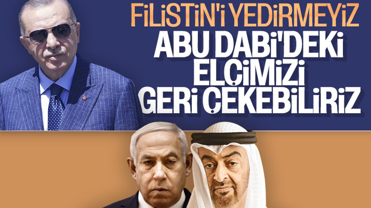 Cumhurbaşkanı Erdoğan: Filistin'i yedirmeyiz