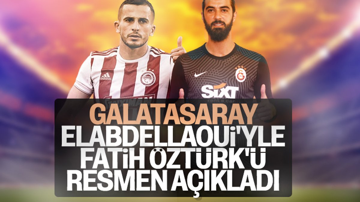Omar Elabdellaoui ile Fatih Öztürk Galatasaray'da