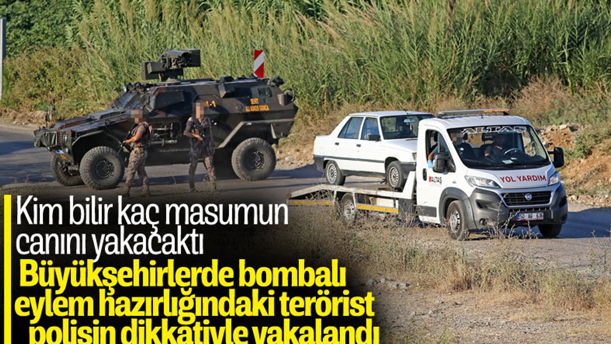 Eylem hazırlığındaki terörist Adana'da yakalandı