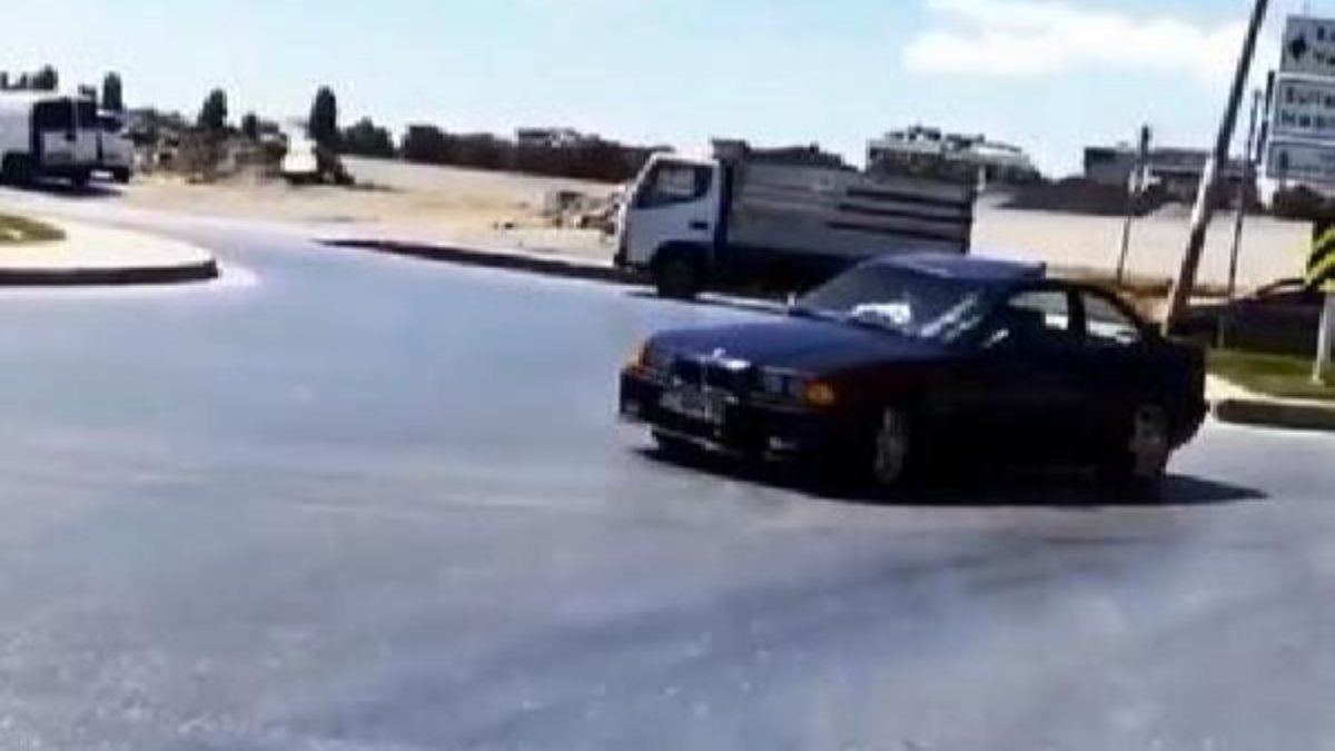 Sultangazi'de drift atan sürücü video paylaştı: Yakalandı