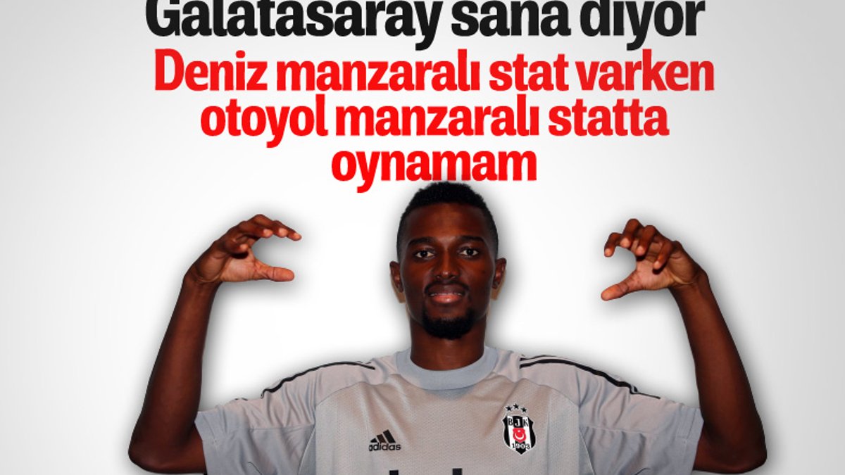 Beşiktaş'tan, Galatasaray'a göndermeli Mensah duyurusu