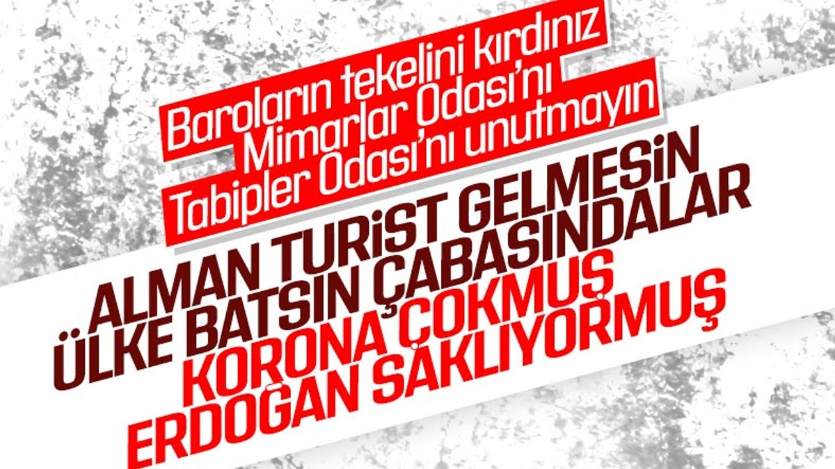 Bild, TTB'yi kaynak göstererek 'Türkiye'ye tatile gitmeyin' dedi