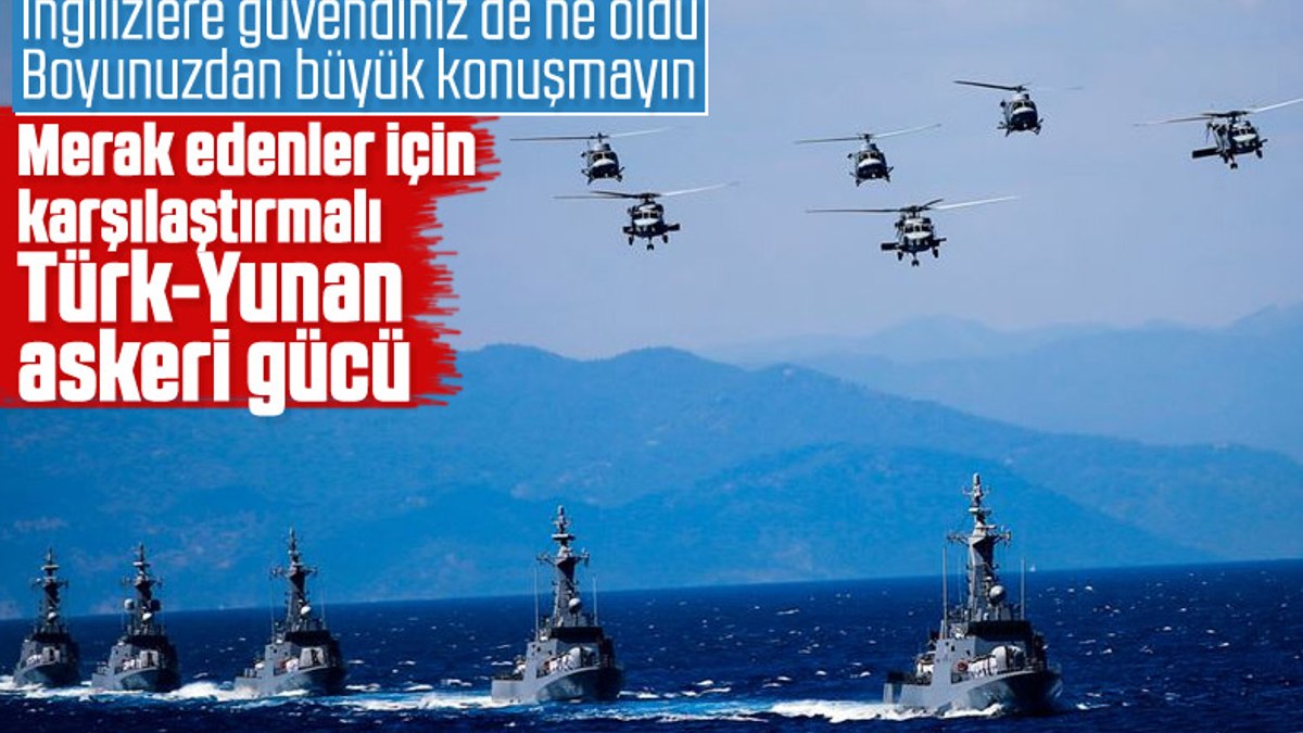 Türkiye ile Yunanistan'ın askeri güçleri