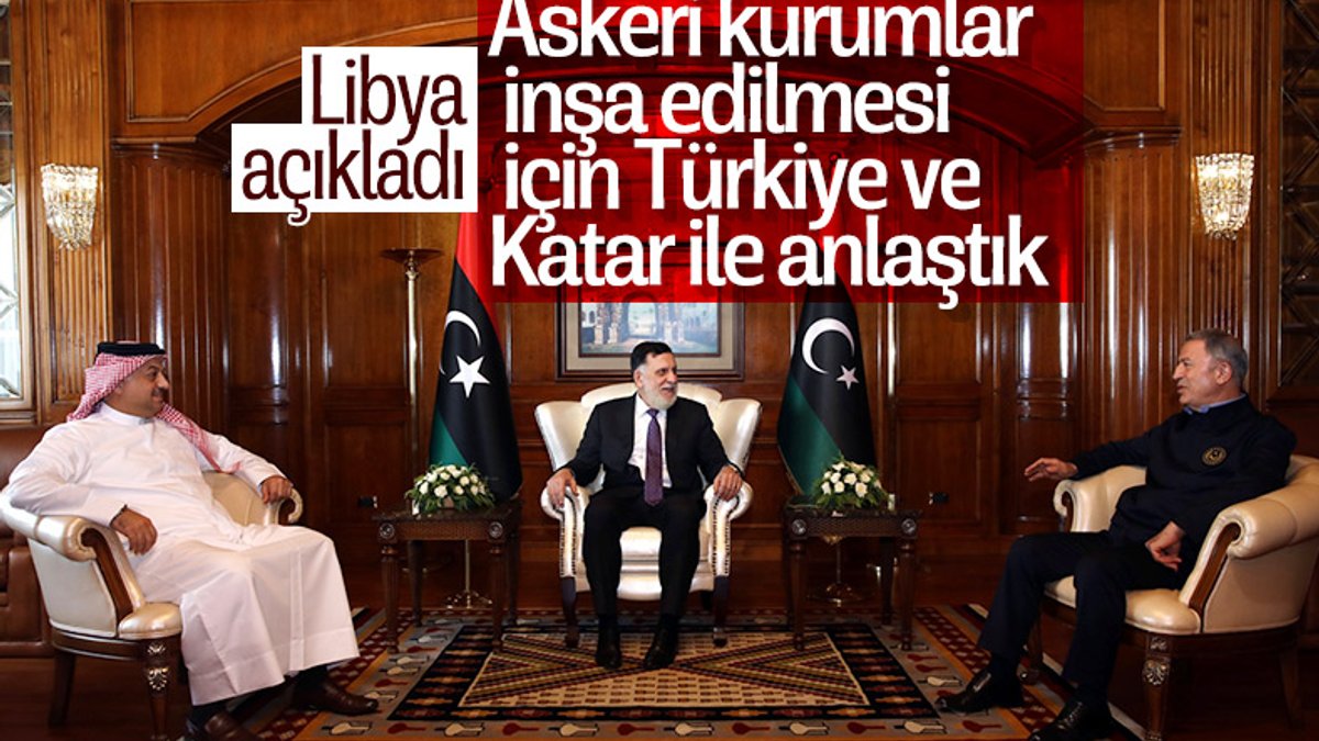 Libya, askeri kurumlar inşa edilmesi için Türkiye ve Katar ile anlaştı