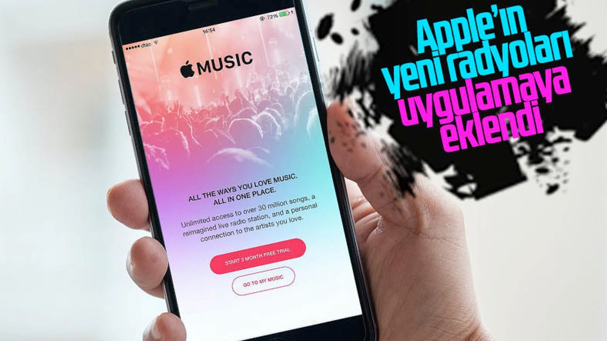 Apple'ın müzik servisi Apple Music, yeni radyolarını duyurdu