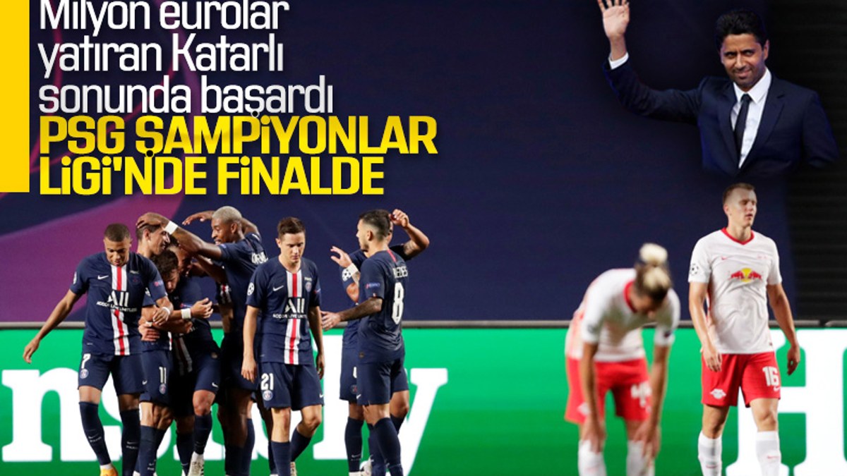 Şampiyonlar Ligi'nde ilk finalist Paris Saint-Germain
