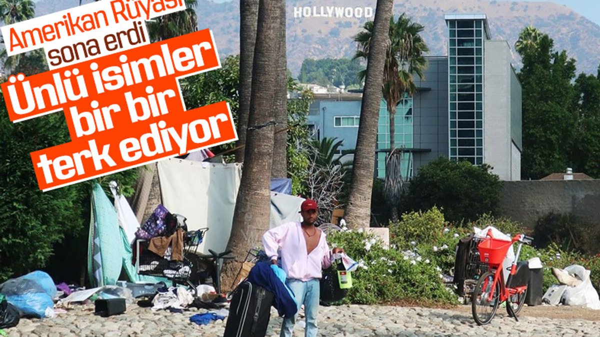 Hollywood'da evsizlerin sayısı arttı