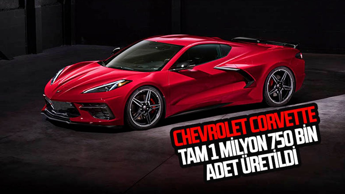 General Motors, 1 milyon 750 bininci Corvette modelini üretti