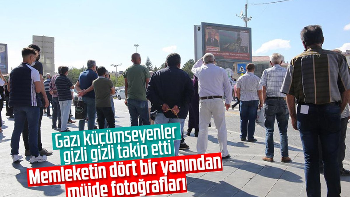 Vatandaşlar, Cumhurbaşkanı Erdoğan'ın 'müjde' açıklamasını ilgiyle izledi