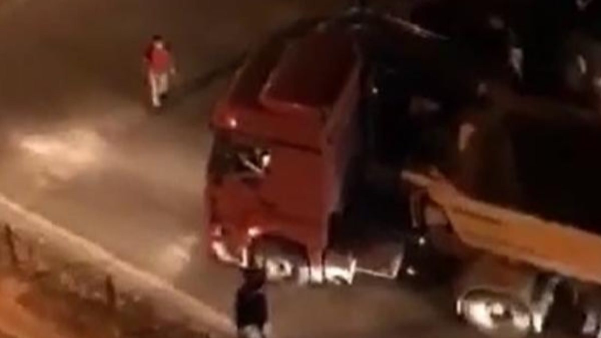 Bursa'da kaza yapan alkollü sürücü kaçmaya çalıştı
