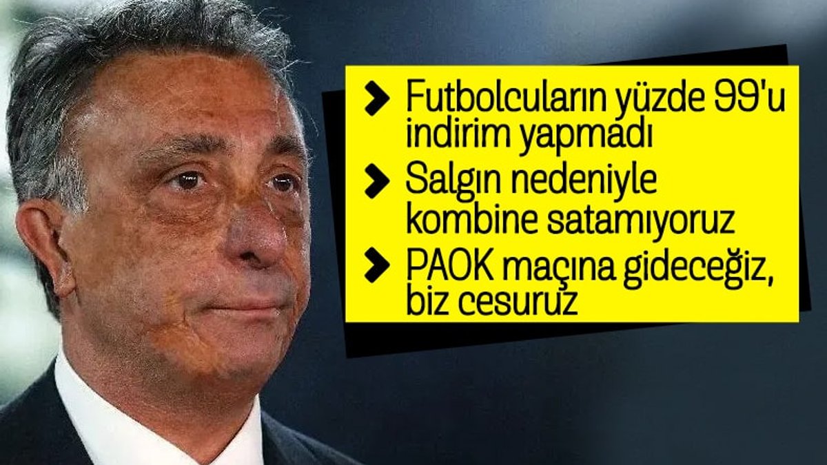 Ahmet Nur Çebi: Futbolcuların %99'u indirim yapmadı