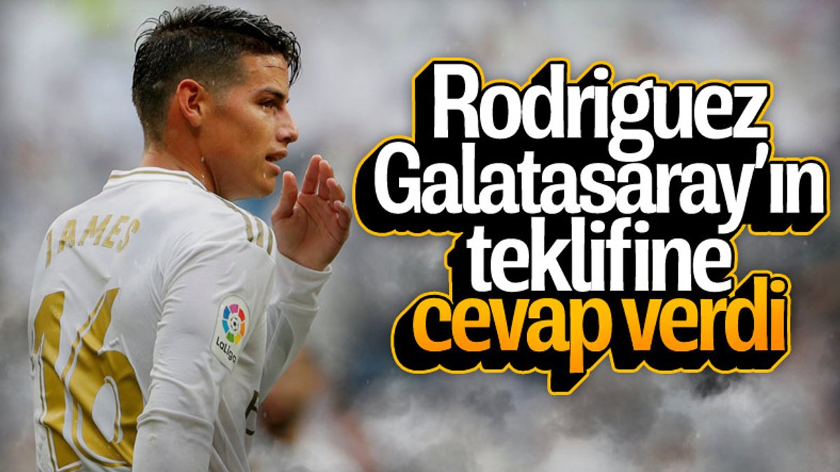 James Rodriguez'den Galatasaray'a olumsuz cevap