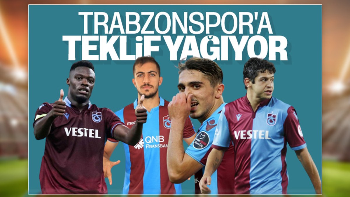 Trabzonsporlu futbolculara gelen teklifler