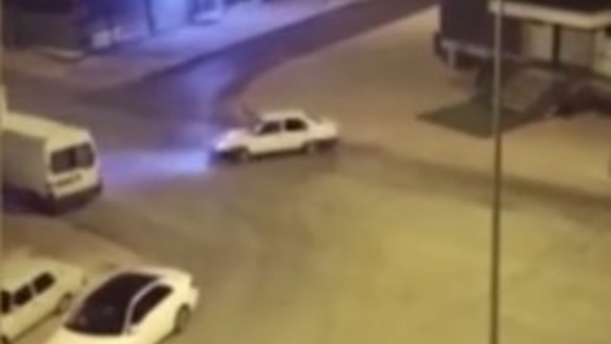 Konya'da drift yapan sürücüye para cezası