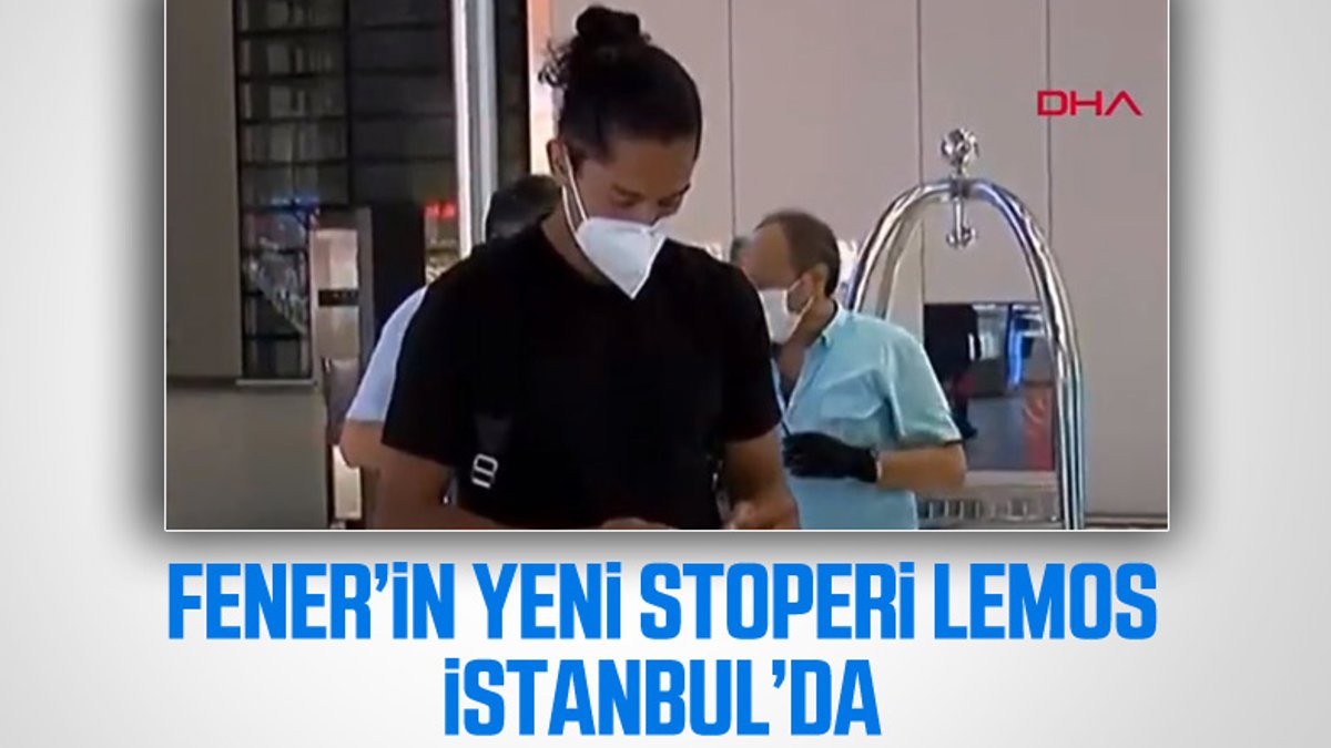 Fenerbahçe'nin yeni stoperi Lemos İstanbul'da
