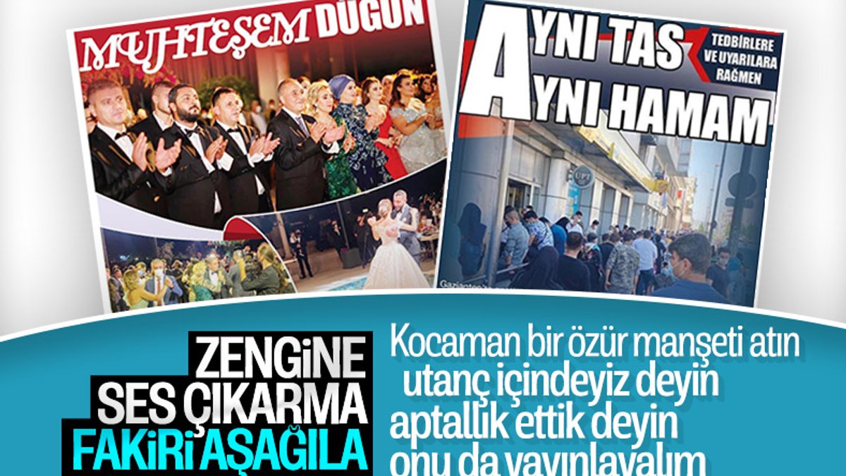 Gaziantep'te yerel gazetenin çelişkili korona manşeti