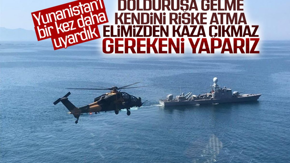 Bakan Çavuşoğlu: Doğu Akdeniz'de gerilimi artıran Yunanistan'dır
