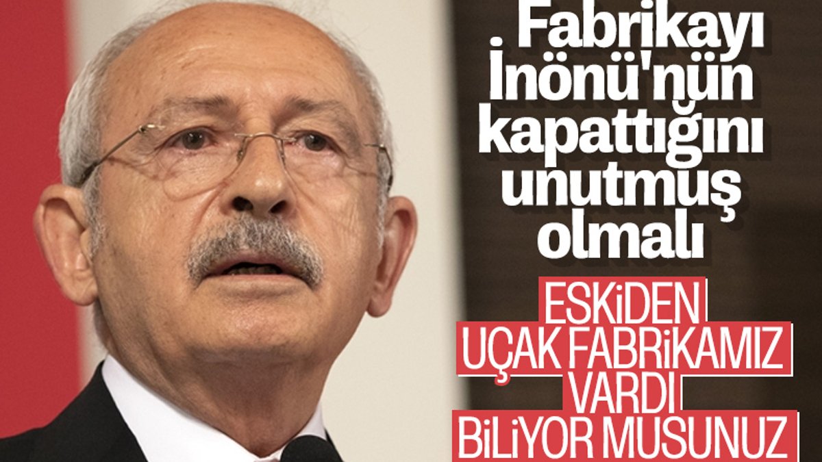 Kemal Kılıçdaroğlu Türkiye'nin ilk uçak fabrikası hakkında konuştu