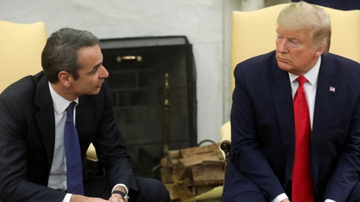 Trump, Yunanistan Başbakanı Miçotakis ile görüştü