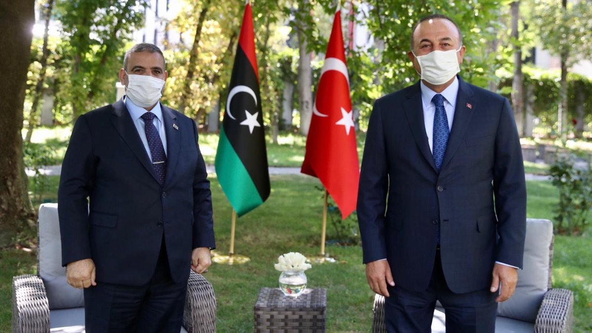 Dışişleri Bakanı Mevlüt Çavuşoğlu, Libya Yüksek Devlet Konseyi Başkanı ile görüştü