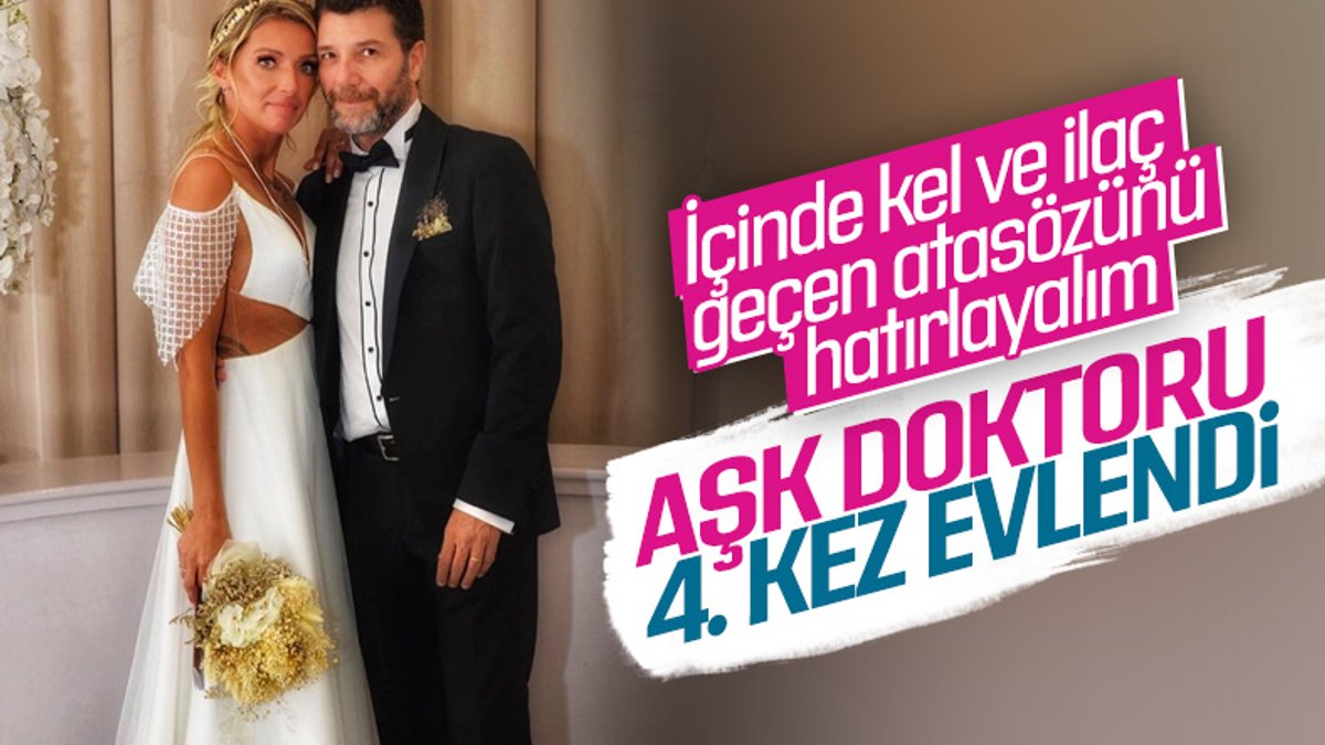 Aşk doktoru Mehmet Coşkundeniz, 4'ncü kez evlendi