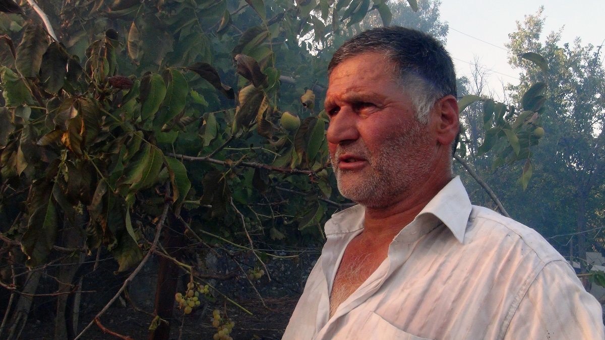 Muğlalı çiftçinin evi ile birlikte 40 bin lirası da yandı