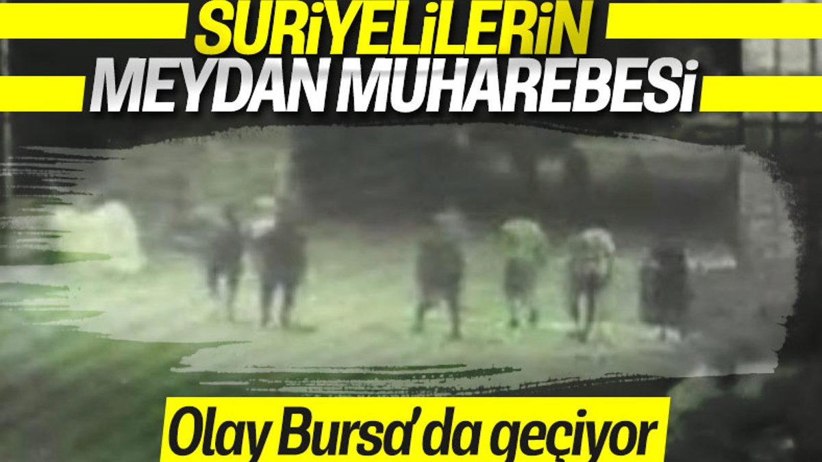 Bursa’da Suriyeli iki grup birbirine girdi: 4 ağır yaralı