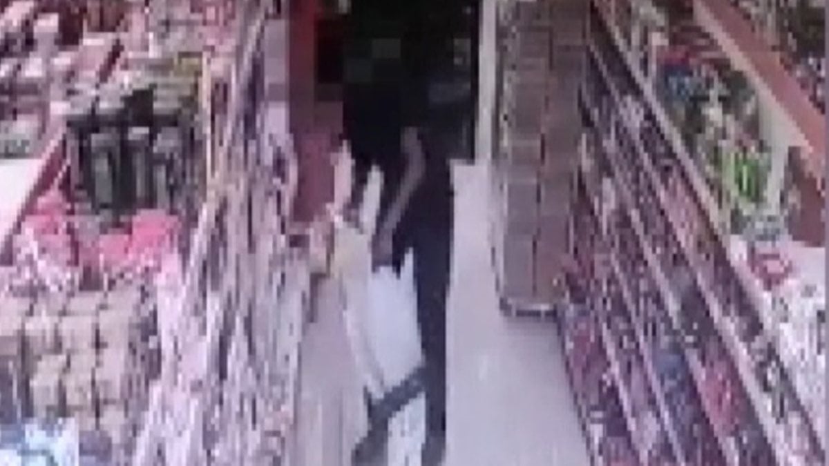 Gaziantep'te aynı markete 2 kere giren hırsız yakalandı