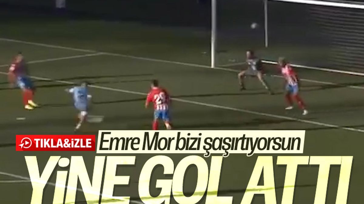 Emre Mor yine gol attı