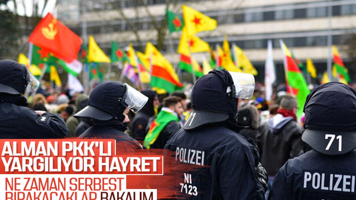 Almanya'da PKK'lı terörist yargılanmaya başladı