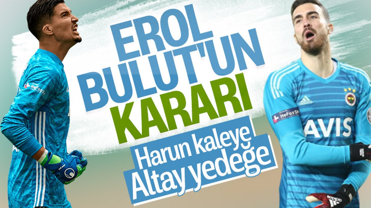 Fenerbahçe'de Harun Tekin kaleyi devralıyor