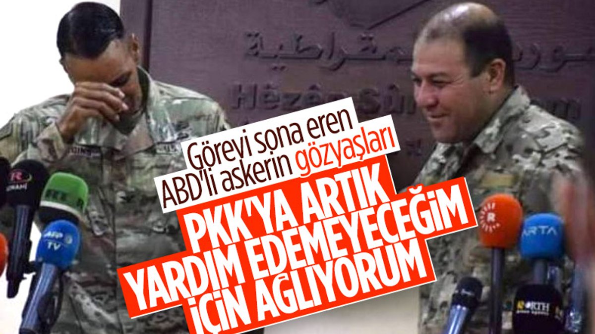 Görev süresi sona eren ABD'li komutan PKK için ağladı