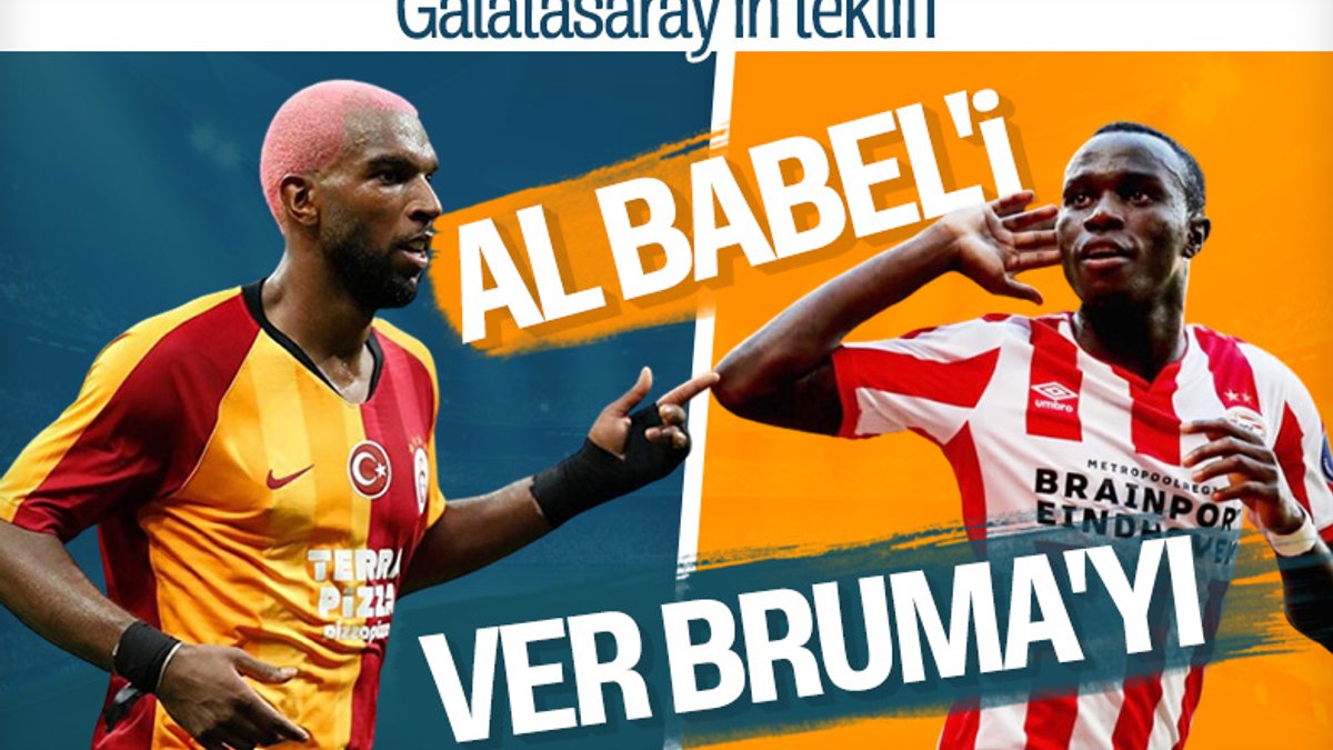 Galatasaray'da gündem Babel-Bruma takası