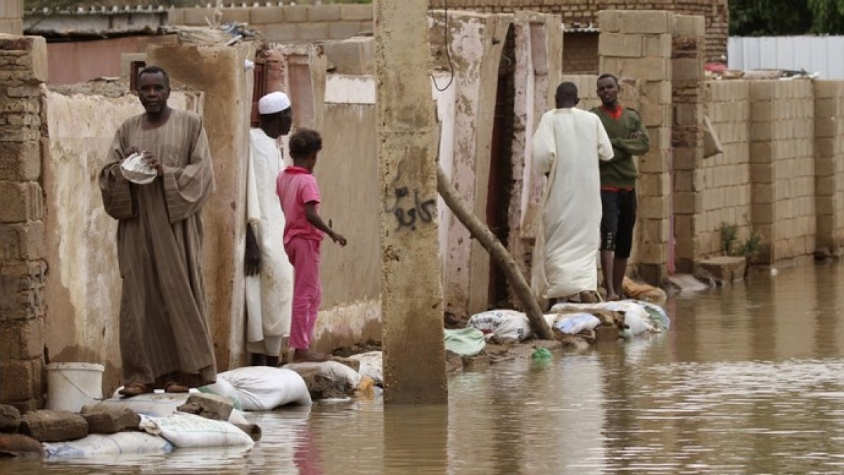 Sudan'ın başkenti Hartum sular altında