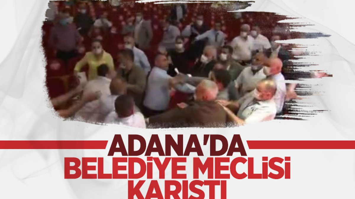 Adana Büyükşehir Belediye Meclisinde kavga çıktı
