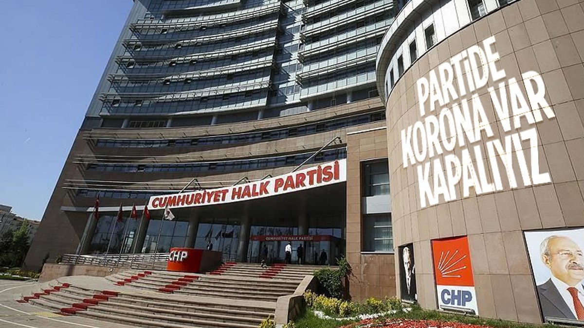 CHP Genel Merkezi korona nedeniyle kapatıldı