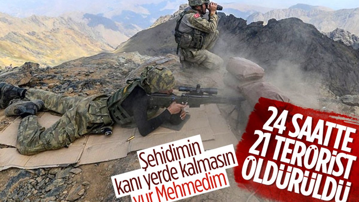 MSB: Son 10 günde 118 PKK/YPG'li terörist etkisiz hale getirildi