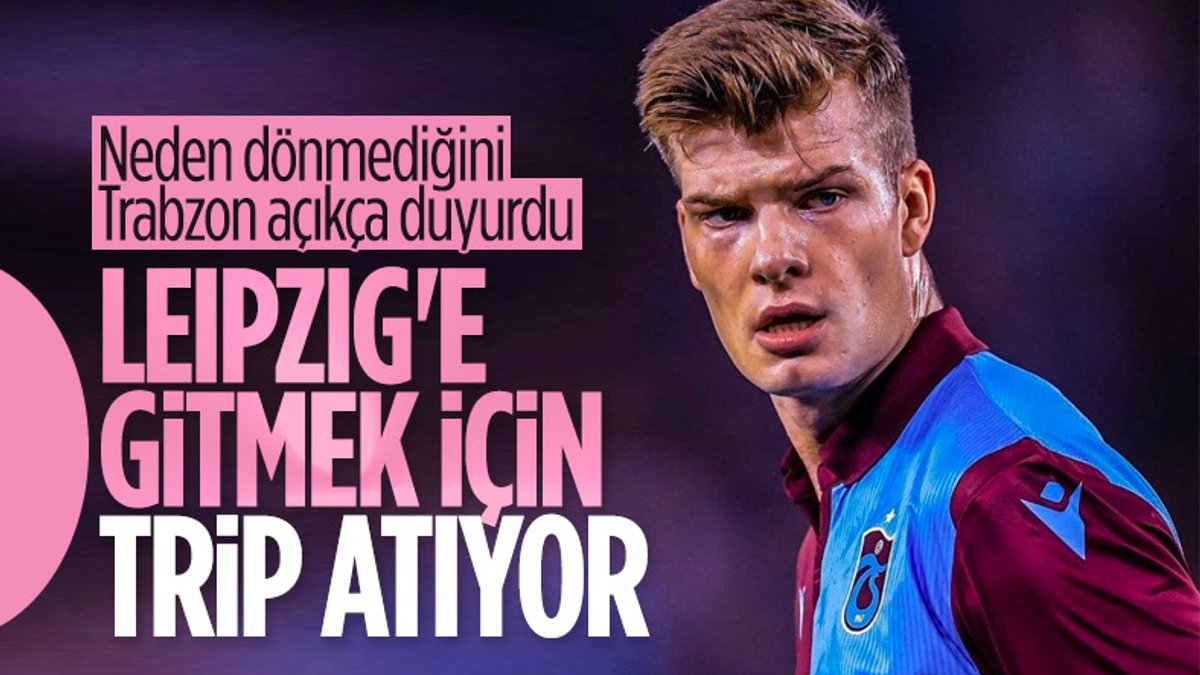 Trabzonspor'un Sörloth açıklamasındaki Leipzig detayı