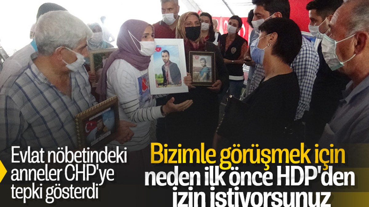 CHPliler evlat nöbetindeki ailelerle görüşmek için HDP'den izin aldı