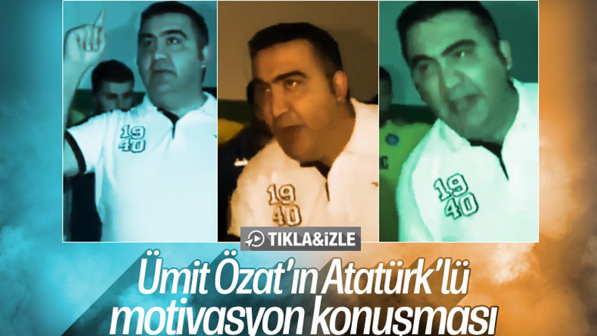 Ümit Özat, oyuncularını Atatürk'le motive etmeye çalıştı