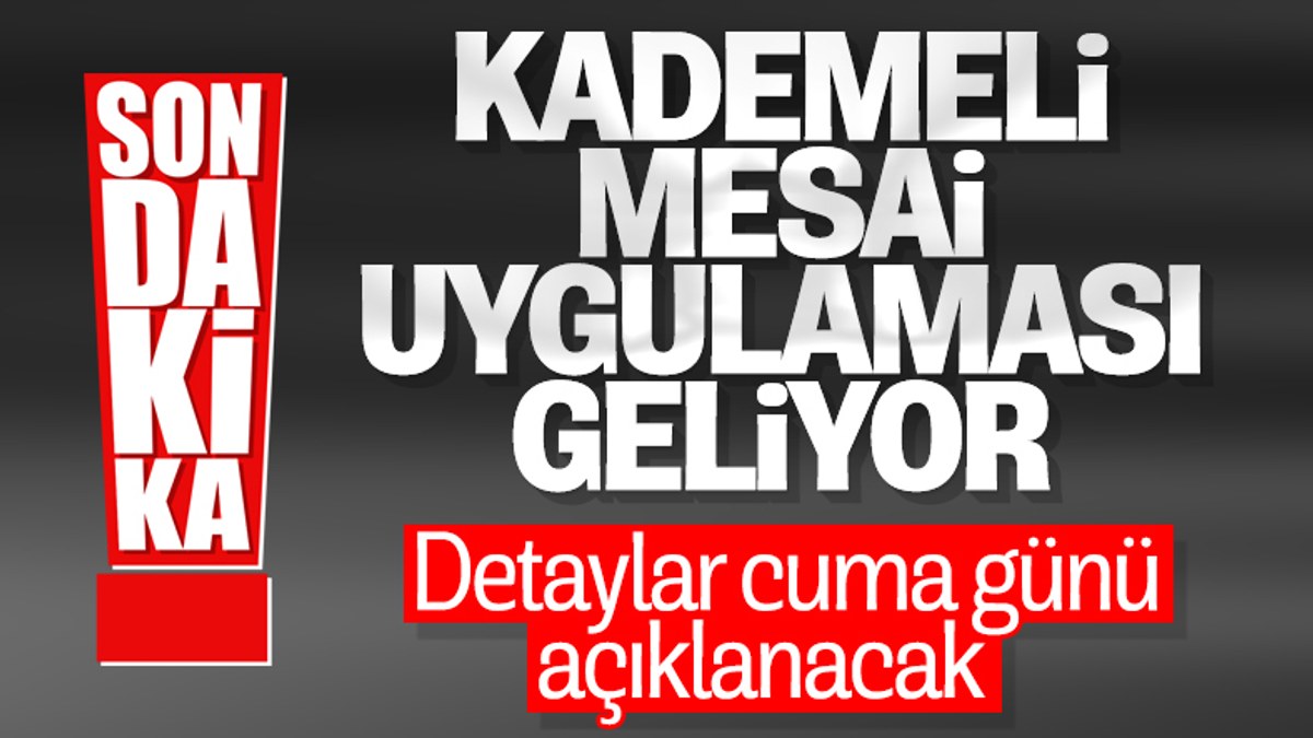 İstanbul'da 'kademeli mesai' ayrıntıları cuma günü açıklanacak