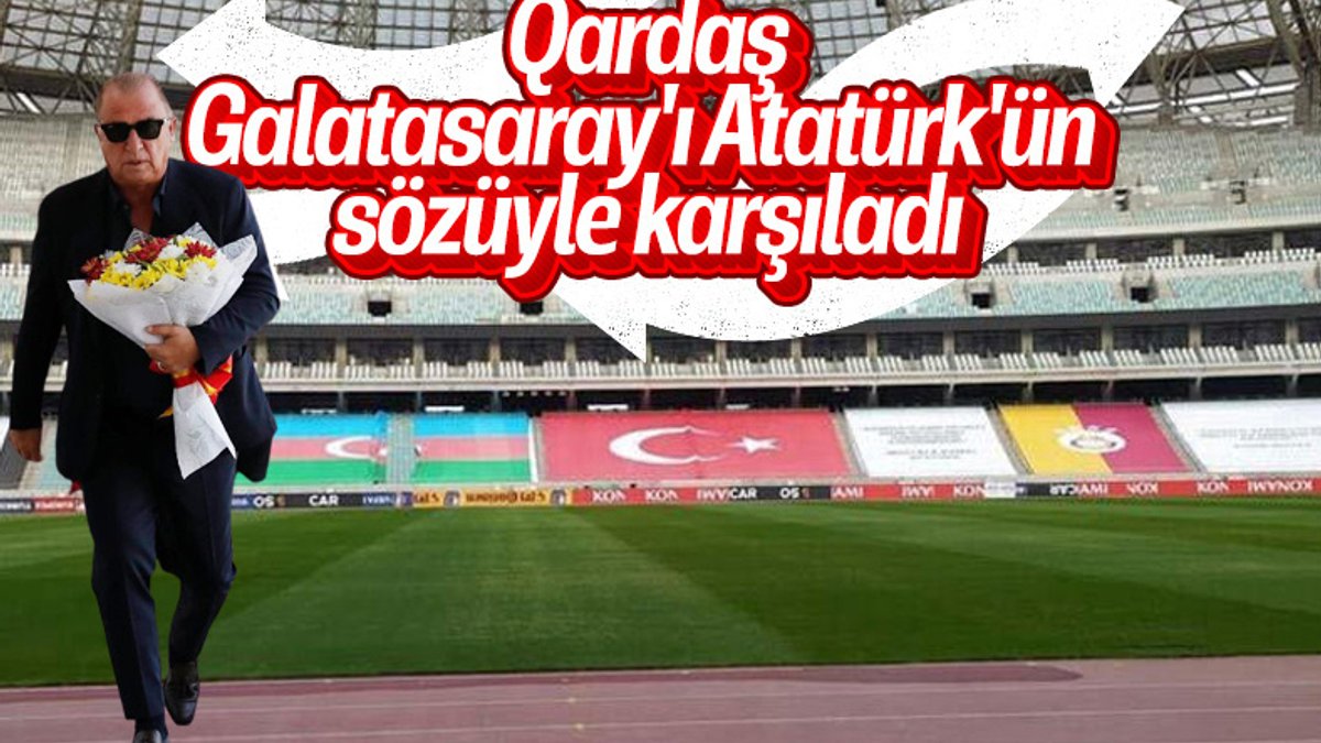 Neftçi Bakü'den Galatasaray'a Atatürk sürprizi