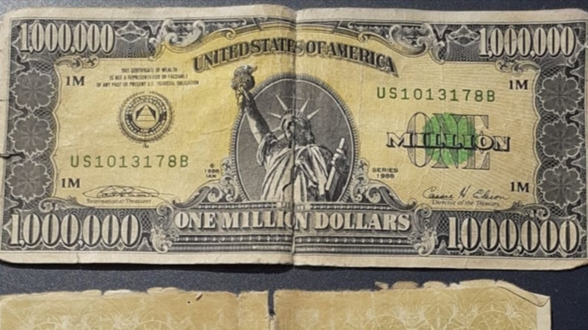 Kütahya'da 1 milyon dolarlık banknot ele geçirildi
