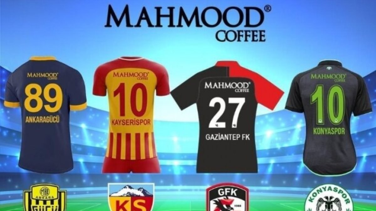 Mahmood Coffee'den 4 Süper Lig takımına sponsorluk desteği