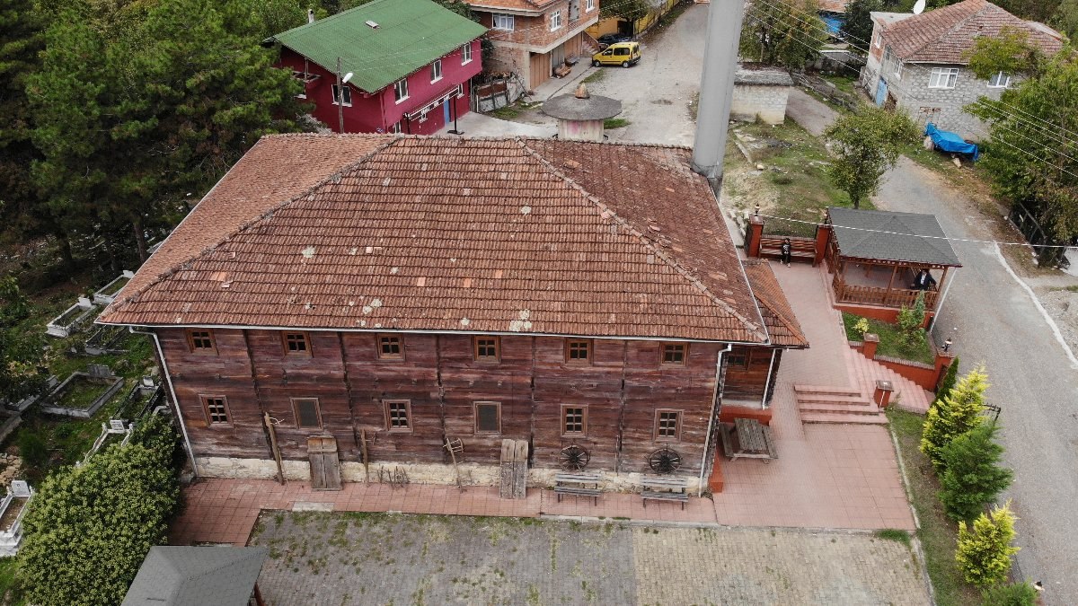 Zonguldak'ta çivisiz cami 200 yıldır ayakta